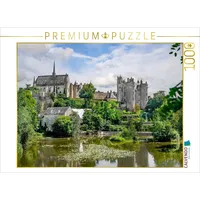 Calvendo Puzzle Château Montreuil-Bellay 1000 Teile Lege-Größe 64x48cm Foto-Puzzle