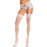 Glamory Damen Strapsstrümpfe Perfect 20 DEN, Weiß (Weiß), X-Large (Herstellergröße: XL-(48-50))
