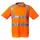 Planam Warnschutz Poloshirt orange/grau