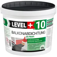 LEVEL PLUS Balkonabdichtung Dichtschlämme 2K 4 kg grau