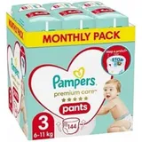 Pampers Pants Windelhosen Einwegwindeln Größe 3, 144 Stück,