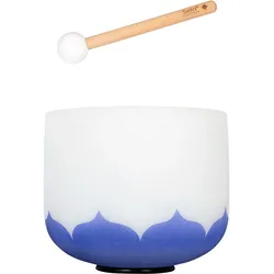 Sela SECLU9A Kristallklangschale Lotus 9" Ton A (432 Hz) Indigo
