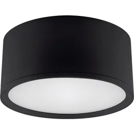 Licht-Erlebnisse LED Deckenspot Aufputz Aluminium 4100 K neutralweiß 1330 lm D: 15 cm Schwarz rund Deckenstrahler - Schwarz