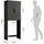 mokebo Der Saubermann Waschmaschinenschrank 65 x 180 x 34 cm Schwarz