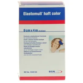 Elastomull haft 4mx8cm blau