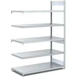 Bito Fachbodenregal / Archivregal zweiseitige Nutzung L1008xH1850xT624 mm, Grundfeld 100 kg