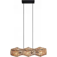 Licht-Erlebnisse Laukirch 3-flg. 80 cm rund schwarz
