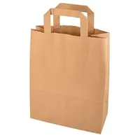 Papstar 50 Tragetaschen, Papier mit Tragegriff