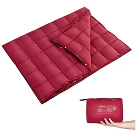KingCamp Camping Decke Smart 540 Picknick Strand Matte Park Decke Leicht 540 g Farbe: wine red
