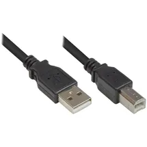 Good Connections USB-A auf USB-B 0,5 m Schwarz