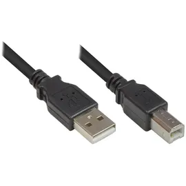 Good Connections USB-A auf USB-B 0,5 m Schwarz