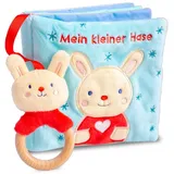 Arena Verlag Mein liebstes Kuschelbuch mit echtem Holzbeißring. Mein kleiner Hase von Kenny Rettore