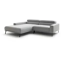 SCHÖNER WOHNEN-Kollektion Ecksofa Tossa Stoff Light Grey