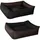 BedDog Hundesofa MAX Quattro L 80 x 65 cm braun