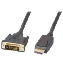EFB-Elektronik EFB DisplayPort/DVI Kabel Stecker A/Stecker A 2m, schwarz