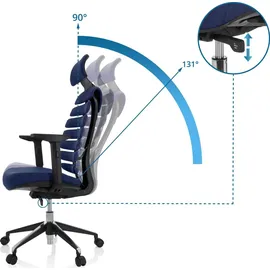 HJH Office ERGO LINE II PRO Stoff Blau