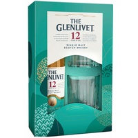 Glenlivet 12 Years Old Single Malt Scotch 40% vol 0,7 l Geschenkset