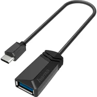 Hama USB-C auf USB-A Adapter 15 m Schwarz