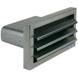 WALLAIR N31853 Abluftgitter Passend für Rohr-Durchmesser: 150 mm, 70 mm