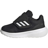 adidas RUNFALCON 3.0 Hook-and-Loop Shoes Sneaker, Core Black/Cloud White/Core Black, 27