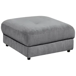 ed exciting design Sitzhocker Barura 84 x 43 x 84 cm Polyester Grau