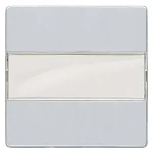 Siemens Delta Line Wippe mit Beschriftungsfeld für Wippschalter und Wipptaster (aluminiummetallic)