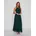 Vimilina Halterneck Maxi Kleid Grün 36