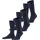 Falke Airport Socken 3er Pack Dark Navy 39-40
