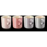 Le Creuset Becher 350 ml 4er Set Metallics Rosé (350 ml, 4 x)