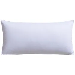 Federkopfkissen RIBECO "Lukas", weiß, B:40cm L:80cm, Füllung: 100% Federn, Kopfkissen, Mit über 800 positiven Kundenbewertungen