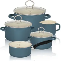 Krüger Karl Krüger Topf-Set 5-tlg. Kochtopf + Kochtopf + Kochtopf + Kochtopf + Kochtopf