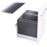HAILO Mülleimer Einbau Abfalleimer Triple XL 46 für 50er Schränke m Frontauszug