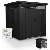 Juskys Metall Gerätehaus Luzern - Anthrazit