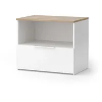 Vicco Kommode Wido 60 x 50 cm Weiß/Sonoma