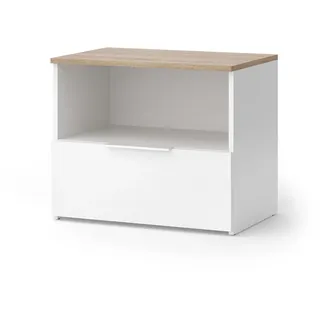 Vicco Kommode Wido 60 x 50 cm Weiß/Sonoma