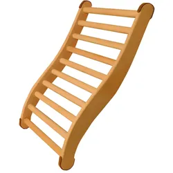 Karibu ergonomische Rückenlehne Classic Saunakissen Saunalehne