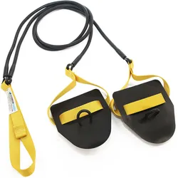 StrechCordz Zugseil mit Handpaddel. Gelb. Zugstärke 2.2–6.3 kg GELB No Size