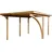 Weka Einzelcarport 606 A 3,00 x 5,00 m braun kesseldruckimprägniert
