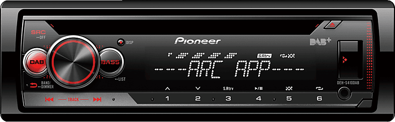 PIONEER DEH-S 410 DABAN Autoradio 1 DIN, 50 Watt