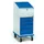 FETRA Rollschrank Metall 1200 mm blau 4 Schubladen