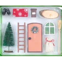 Wichtel Tür Elfentür Wichteltür 10 Teile Zubehör Weihnachtswichtel Besen Baum