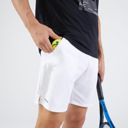 Herren Tennis Shorts - Essential weiss, weiß, L
