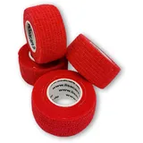 LisaCare Fingerpflaster 2,5cmx4,5m - Rot 4 St