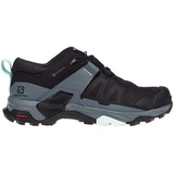 Salomon X Ultra 4 Gore-Tex Damen black/stormy weather/opal blue 42