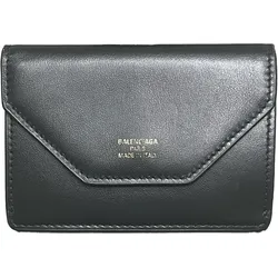 preloved Balenciaga - Balenciaga Black Tri-Fold Wallet - Brieftasche Koffer24