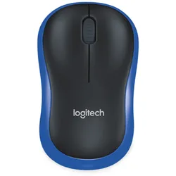 LOGITECH Funkmaus M185, optisch, 1000 dpi, blau