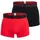 HOM Boxershorts 2er Pack Rot / Schwarz / Mehrfarbig XL
