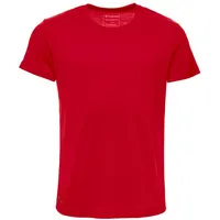 Kaipara - Merino Sportswear Rundhalsshirt Merino Shirt Herren Kurzarm Regularfit 150 (1-tlg) aus reiner Merinowolle Made in Germany rot L