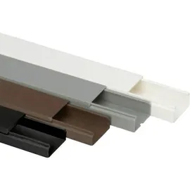 HEIDEMANN 09957 Kabelkanal (L x B x H) 2000 x 30 x 15mm Anthrazit