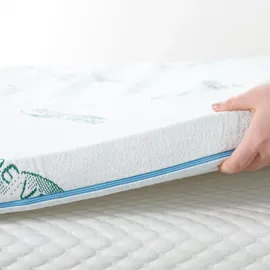 DAILYDREAM Aloe Vera Topper 90 x 200 cm Weiß